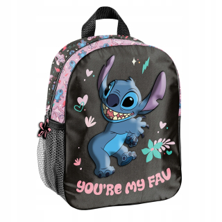 Jednokomorový batoh do škôlky Lilo a Stitch Paso pre chlapcov, dievčatá, čierny, Odtiene modrej, Viacfarebné